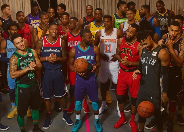 nba耐克新版球衣版本 耐克发布NBA主题版球衣