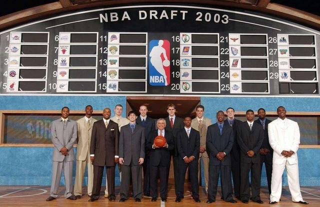 03nba顺位 03年NBA选秀顺位前十球员名单