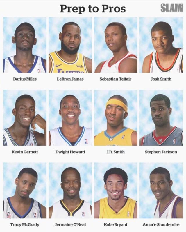 nba高中球员 12位天赋异禀高中就入选NBA的球员(1)