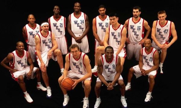 nba80年代全明星合影 精心整理的历届NBA全明星球员合影(10)