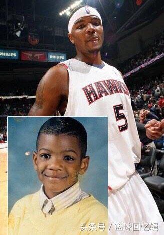 nba最可爱球员 NBA球星儿时照片对比(26)