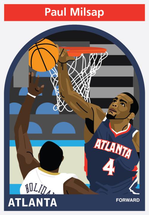 nba简单画画 NBA球员简笔肖像画(6)