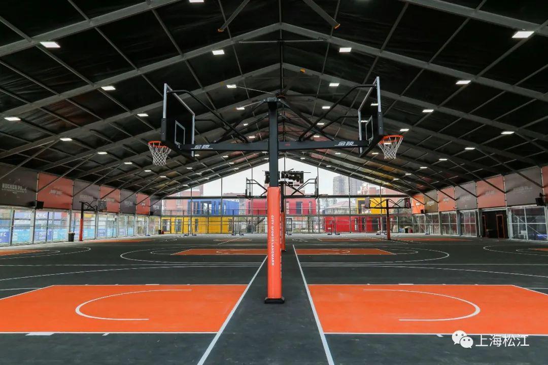 nba篮球公园马刺 全国最大的洛克公园篮球馆投入试运营(3)