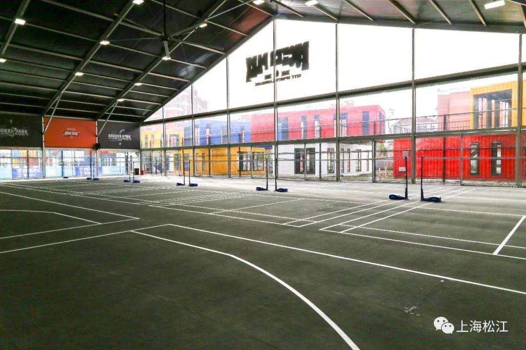 nba篮球公园马刺 全国最大的洛克公园篮球馆投入试运营(7)