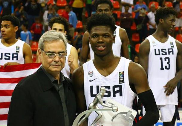 美国U16男篮在FIBA美洲U16半决赛中以99-81击败加拿大队(4)