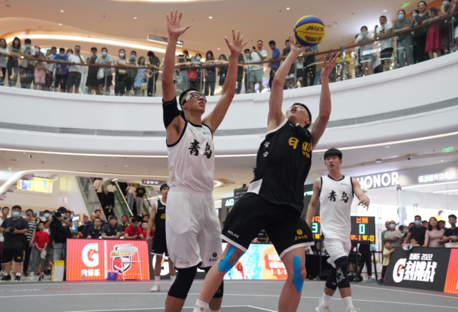 2022山东省男子三人篮球联赛日照·山外站开赛(6)