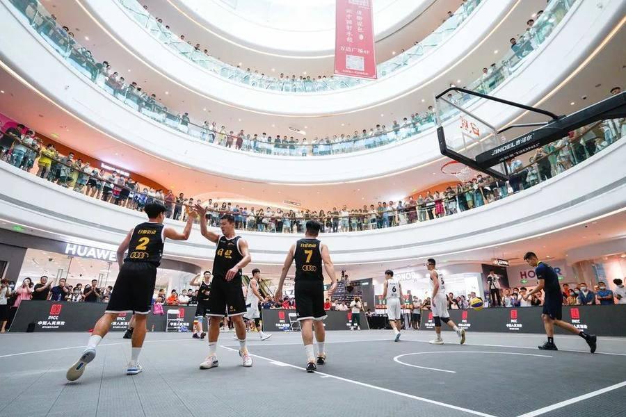 2022山东省男子三人篮球联赛日照·山外站开赛(9)