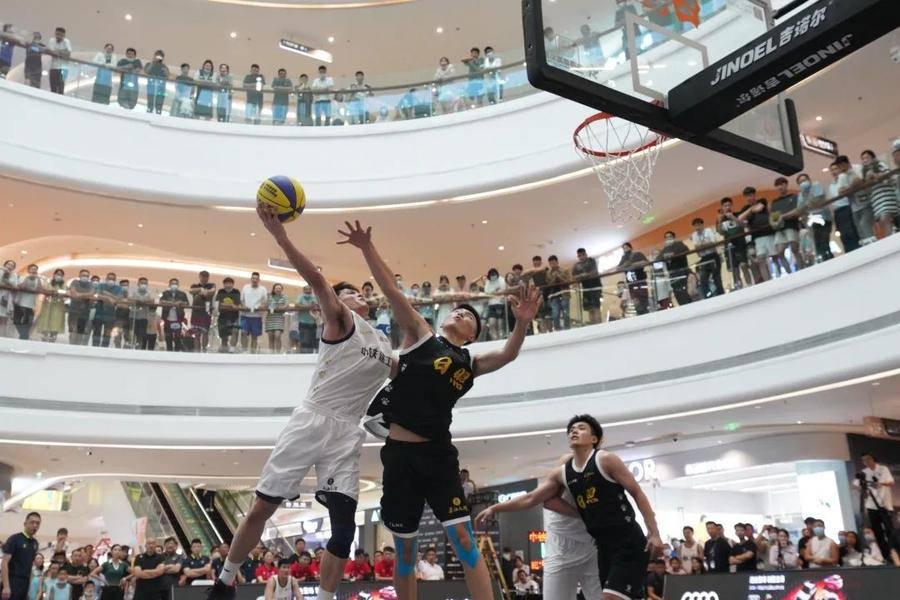 2022山东省男子三人篮球联赛日照·山外站开赛(11)