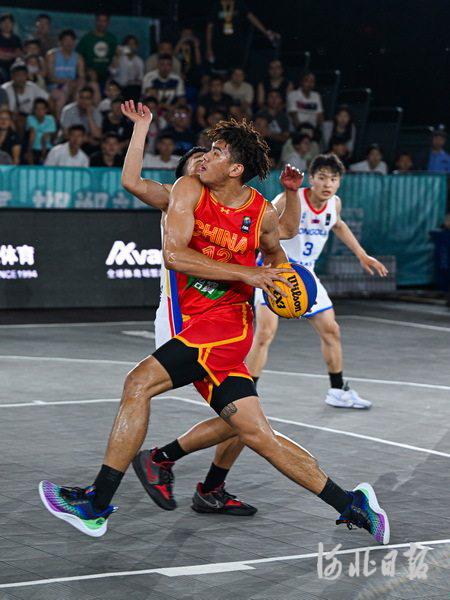 中国男队获得国际篮联三人篮球国家联赛邯郸站首日冠军(9)