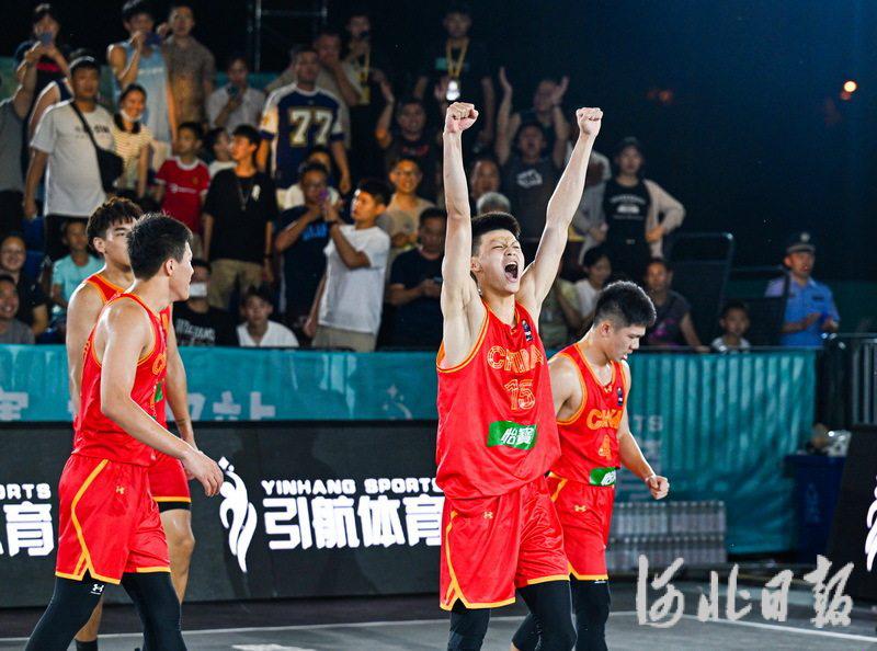 中国男队获得国际篮联三人篮球国家联赛邯郸站首日冠军(10)