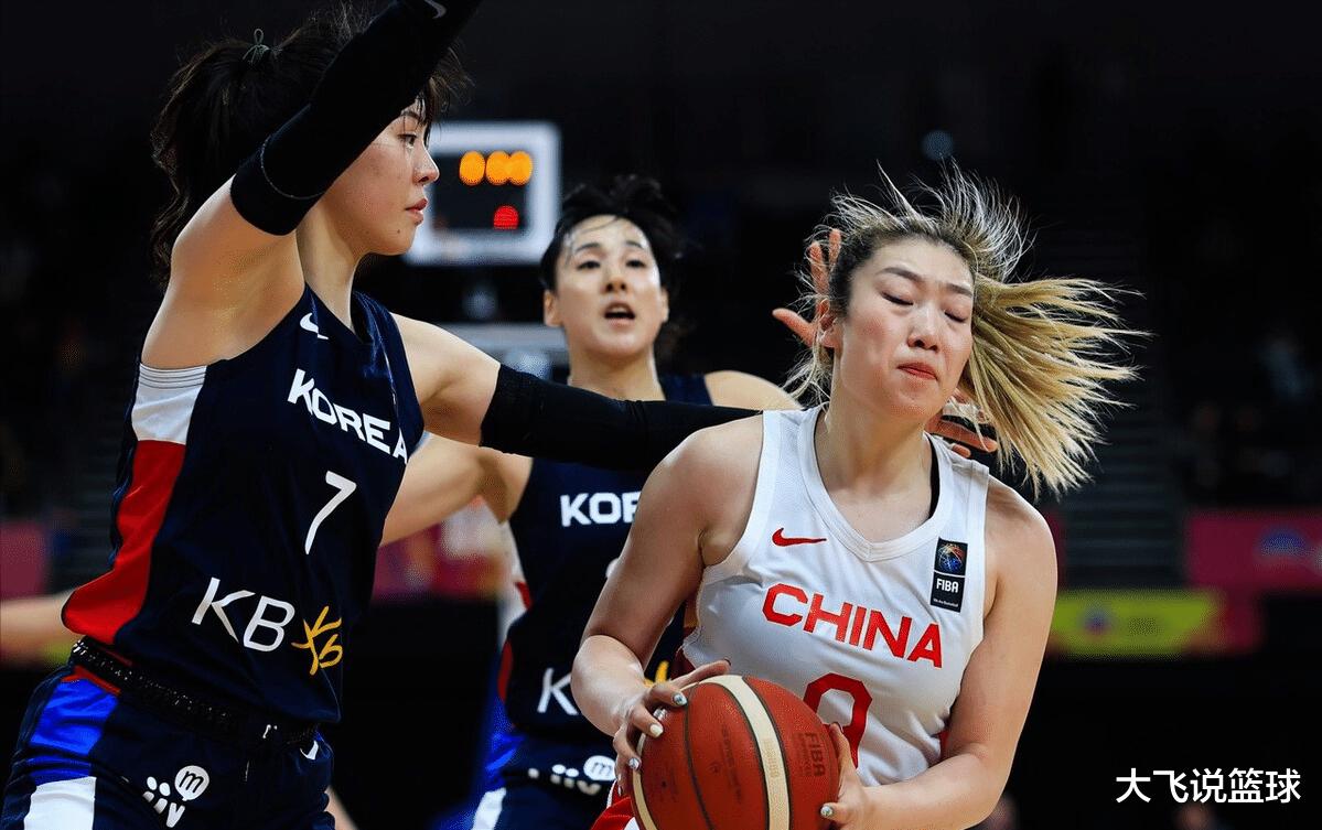 险胜韩国，女篮有惊无险，WNBA二人组彰显含金量，李缘张茹立大功(1)