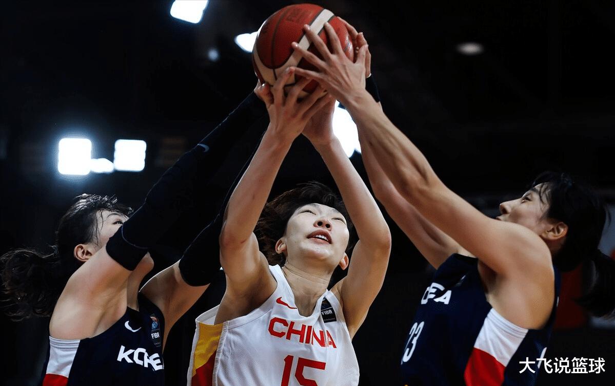 险胜韩国，女篮有惊无险，WNBA二人组彰显含金量，李缘张茹立大功(2)