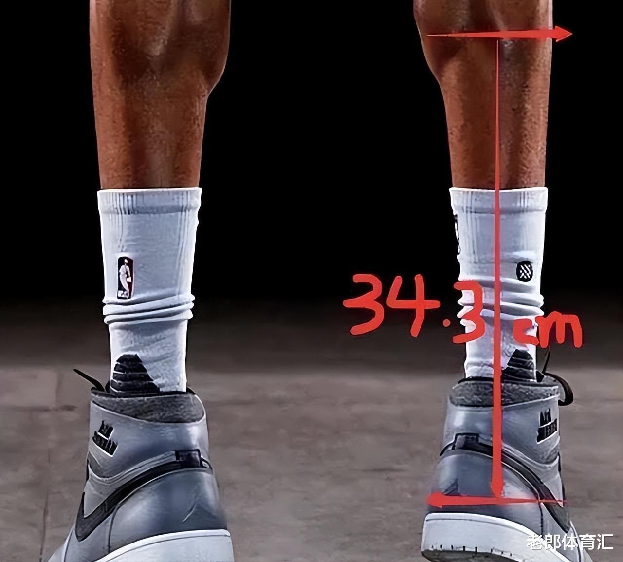 NBA“非人类”的身体构造：字母哥跟腱34厘米，波什脖子长达17cm