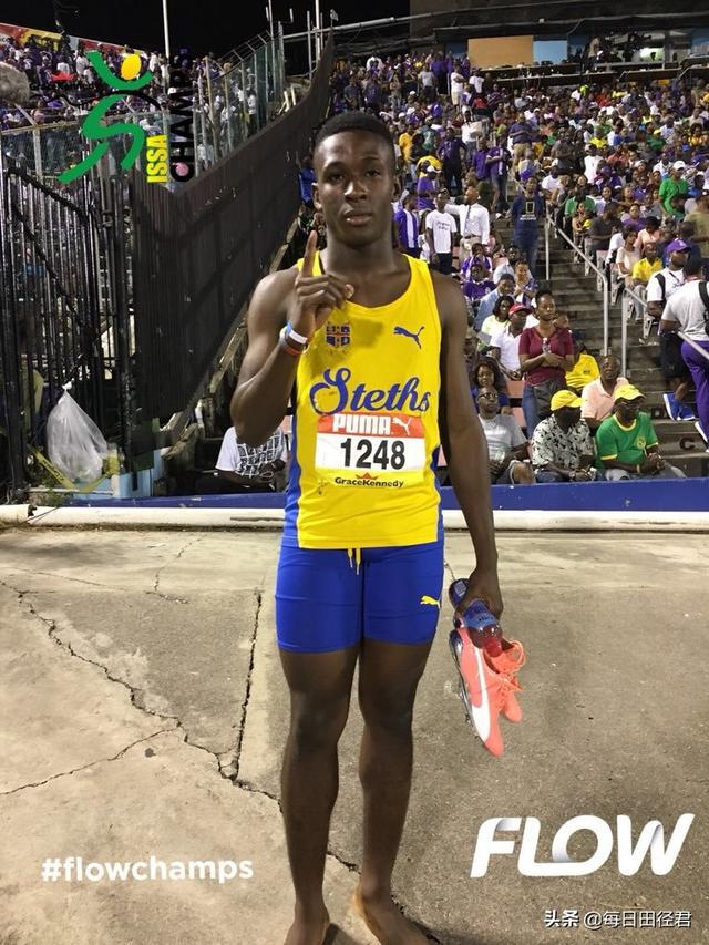16岁百米10秒20！牙买加天才少年丹尼斯生病明年恐缺席奥运赛季(2)