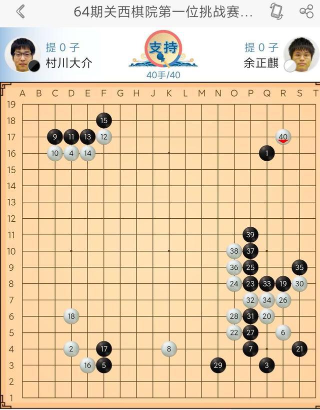 今日赛事11.5——日本围棋比赛日，赵治勋vs依田纪基(4)