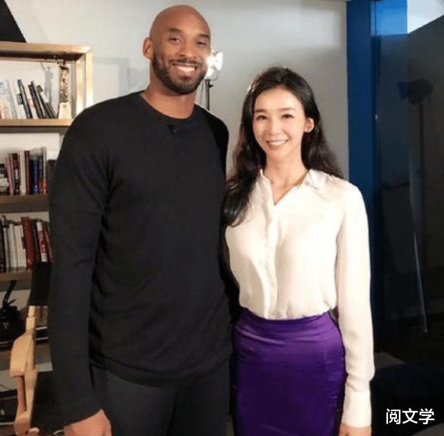 NBA华人第一美女主播，曾和科比亲密合照，如今新男友很强壮(2)