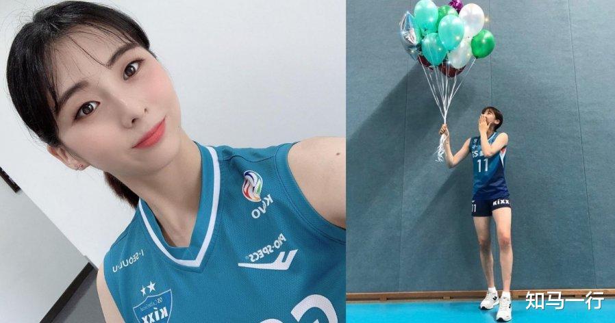 韩美女排球员爆红　被封“排球界周子瑜”(1)