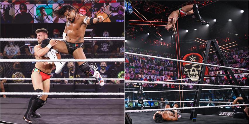 WWE轻量级冠军实现大一统，克罗斯重创巴洛尔重登NXT王座！(2)