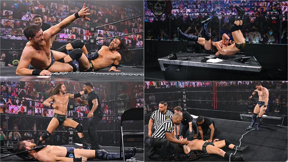 WWE轻量级冠军实现大一统，克罗斯重创巴洛尔重登NXT王座！(16)