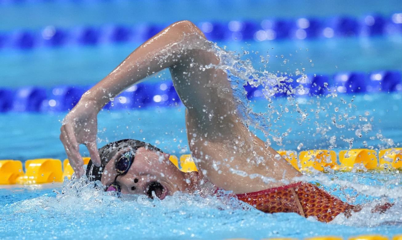 女子800米自由泳结束！王简嘉禾成绩出炉(2)