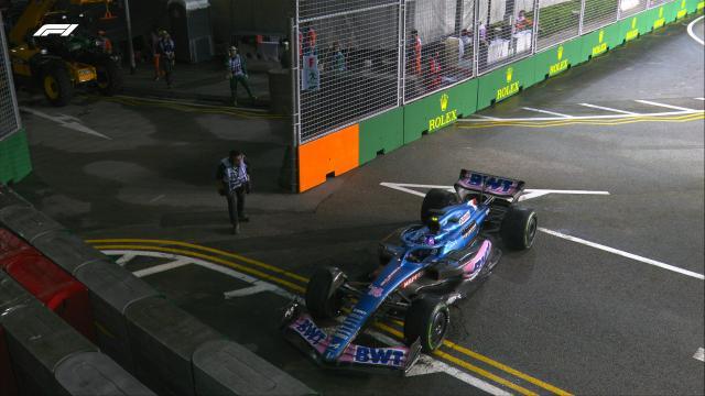 F1新加坡站意外不断 6人未完赛佩雷兹获赛季第2冠(4)