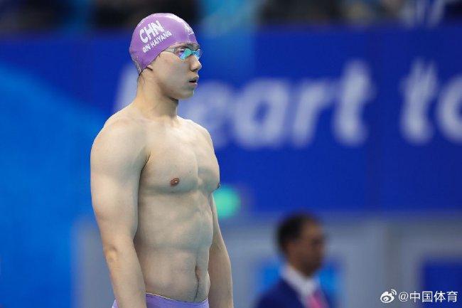 亚运游泳次日中国4项预赛第一 覃海洋创赛会纪录
