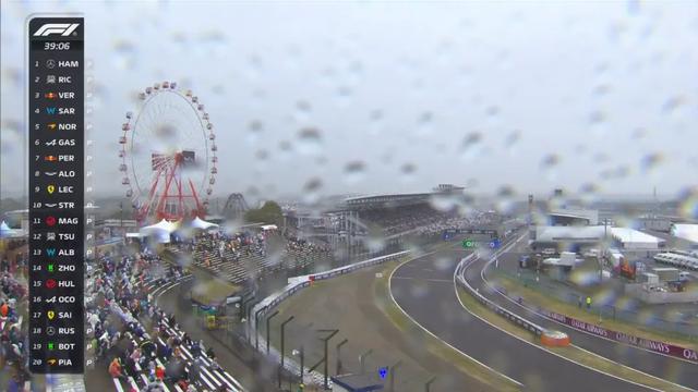 F1日本站周五：一练维斯塔潘最快，二练降雨(8)