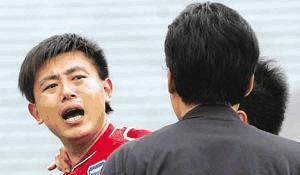 中国足坛的暴力事件 球员被枪决 多国脚被砍(2)
