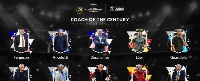 21世纪最佳教练、球员评选 瓜迪奥拉第三 弗格森第二(4)