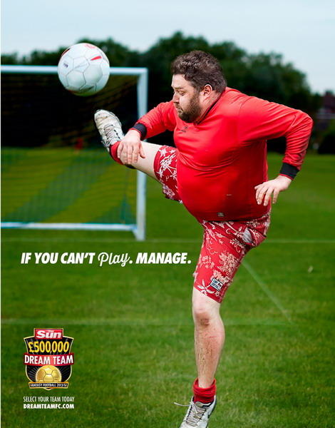 欧冠足球广告 那些妙趣十足的足球创意广告(14)