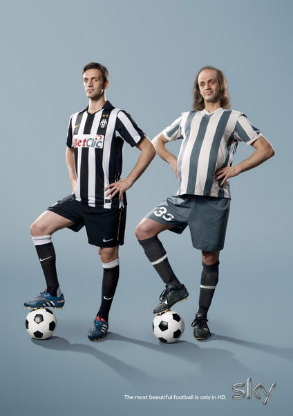 欧冠足球广告 那些妙趣十足的足球创意广告(45)