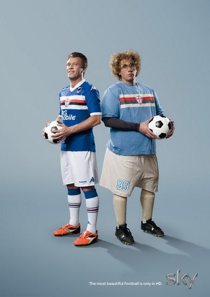 欧冠足球广告 那些妙趣十足的足球创意广告(46)