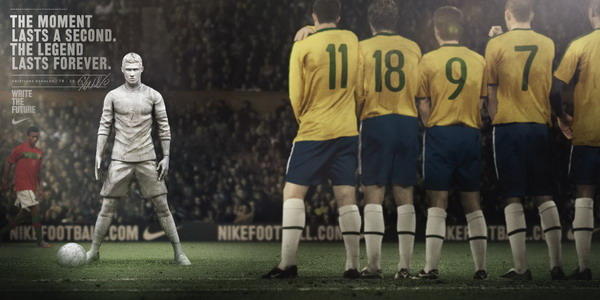 欧冠足球广告 那些妙趣十足的足球创意广告(60)