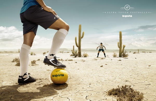 欧冠足球广告 那些妙趣十足的足球创意广告(80)
