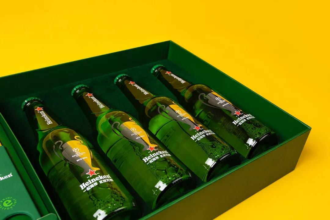 欧冠合作啤酒 玛丽黛佳×喜力啤酒定制欧冠专属礼盒(9)