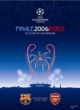 2005.2006年欧冠冠军杯 2006赛季欧冠决赛巡礼——巴塞罗那VS阿森纳(1)
