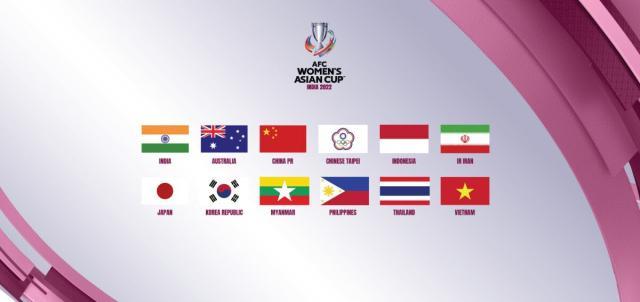 女足亚洲杯12强全部产生 28日决赛阶段分组抽签