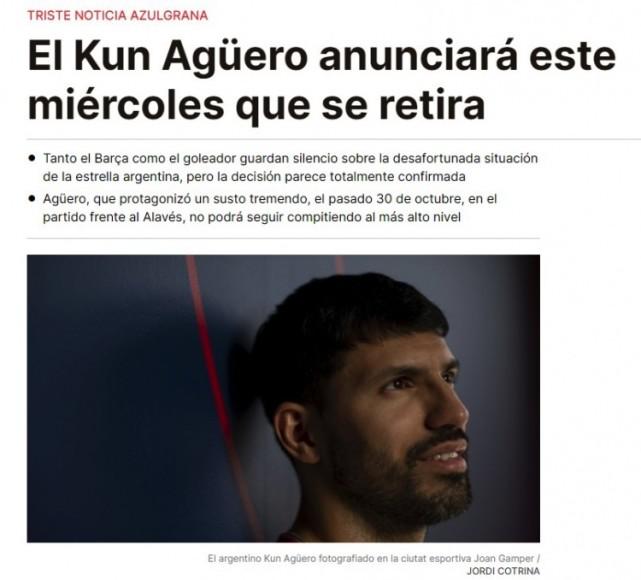 曝33岁阿根廷巨星周三宣布退役！巴萨将为其举办仪式，半年仅踢5场(1)