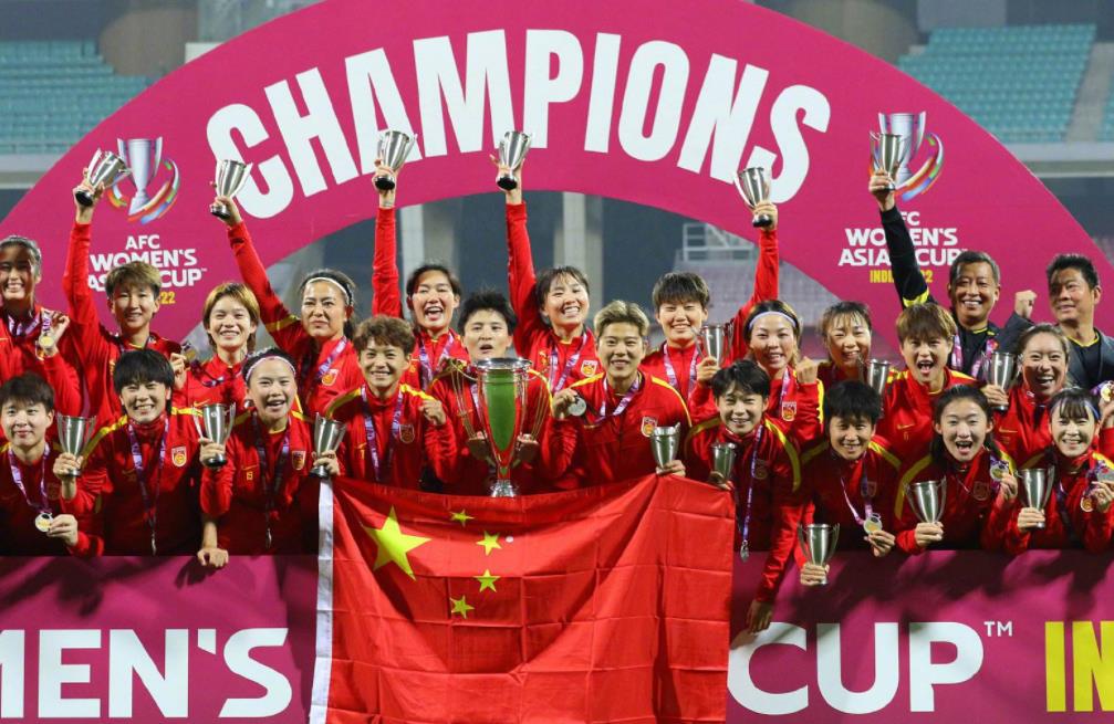 女足亚洲杯决赛，中国队3-2战胜韩国队，获得本届亚洲杯冠军(6)