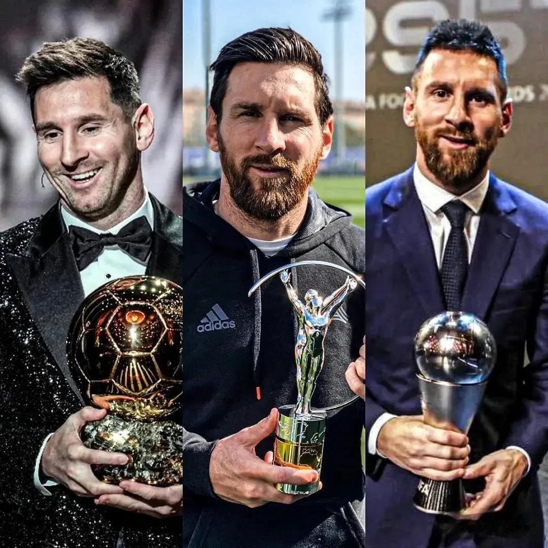 梅西非常有希望在2023年赢得的个人奖项有：
第7座：FIFA年度最佳球员
第8(1)