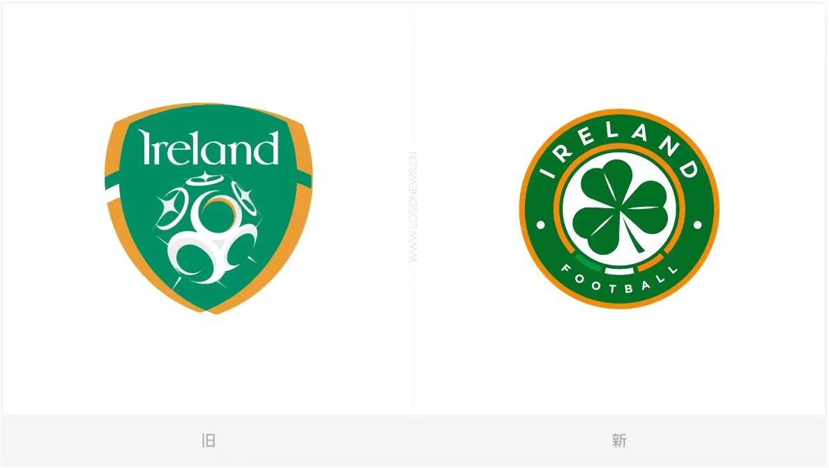速看！爱尔兰足协发布全新logo(1)