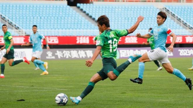 淄博效应没有延续啊，无缘上演泾川文汇的奇迹，被北京国安1-0击败。

这是中国足