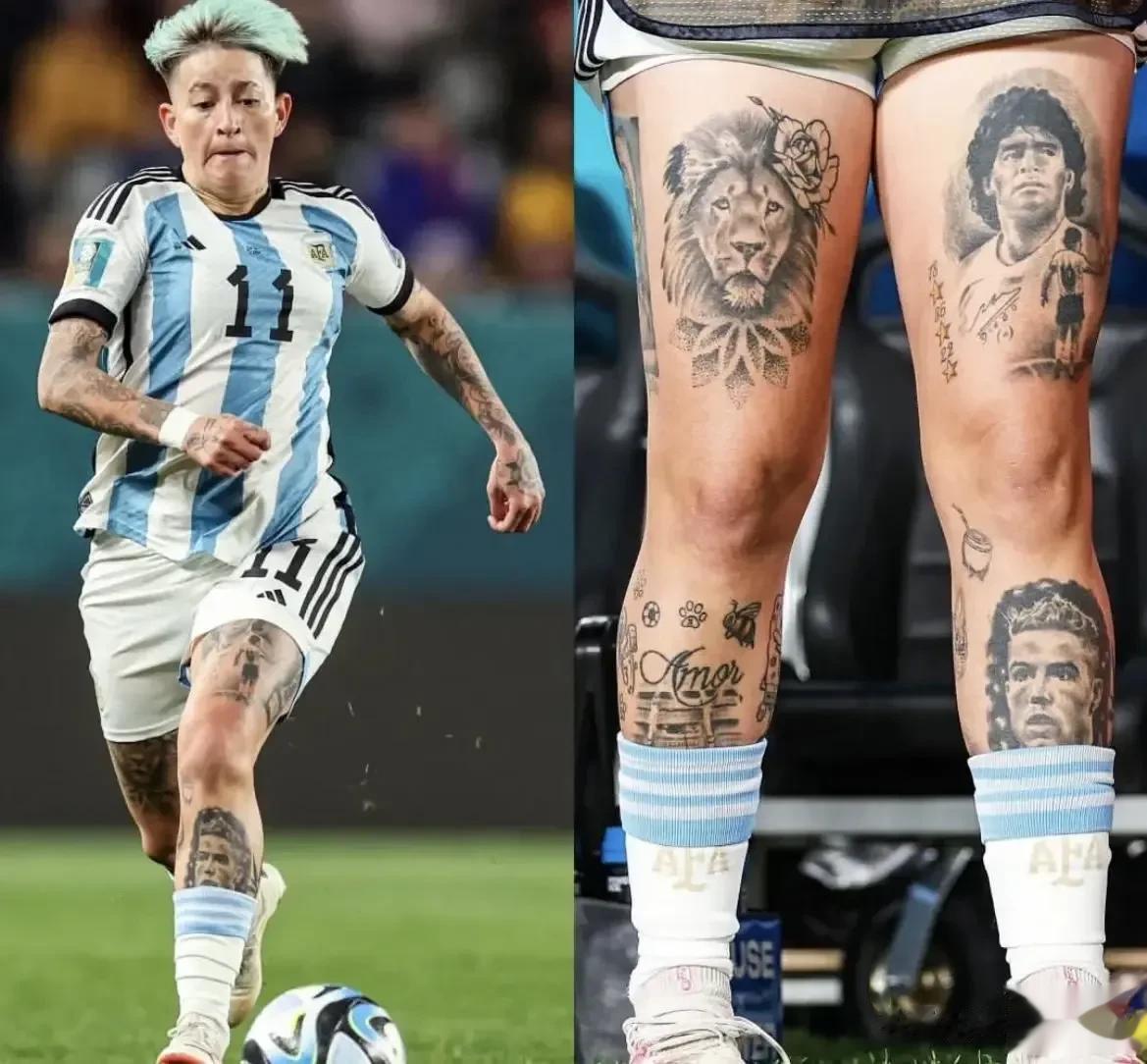 因C罗纹身遭批，阿根廷女足球员回应：爱C罗不等于讨厌梅西

7月25日消息，在今(2)