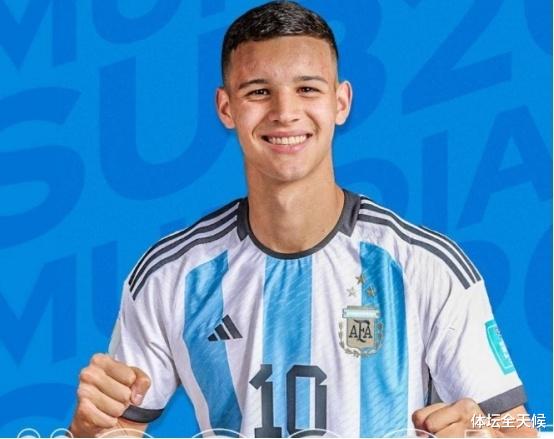 恭喜国米，18岁青训晋升阿根廷国脚，被梅西认可，身价飙升1500万(6)