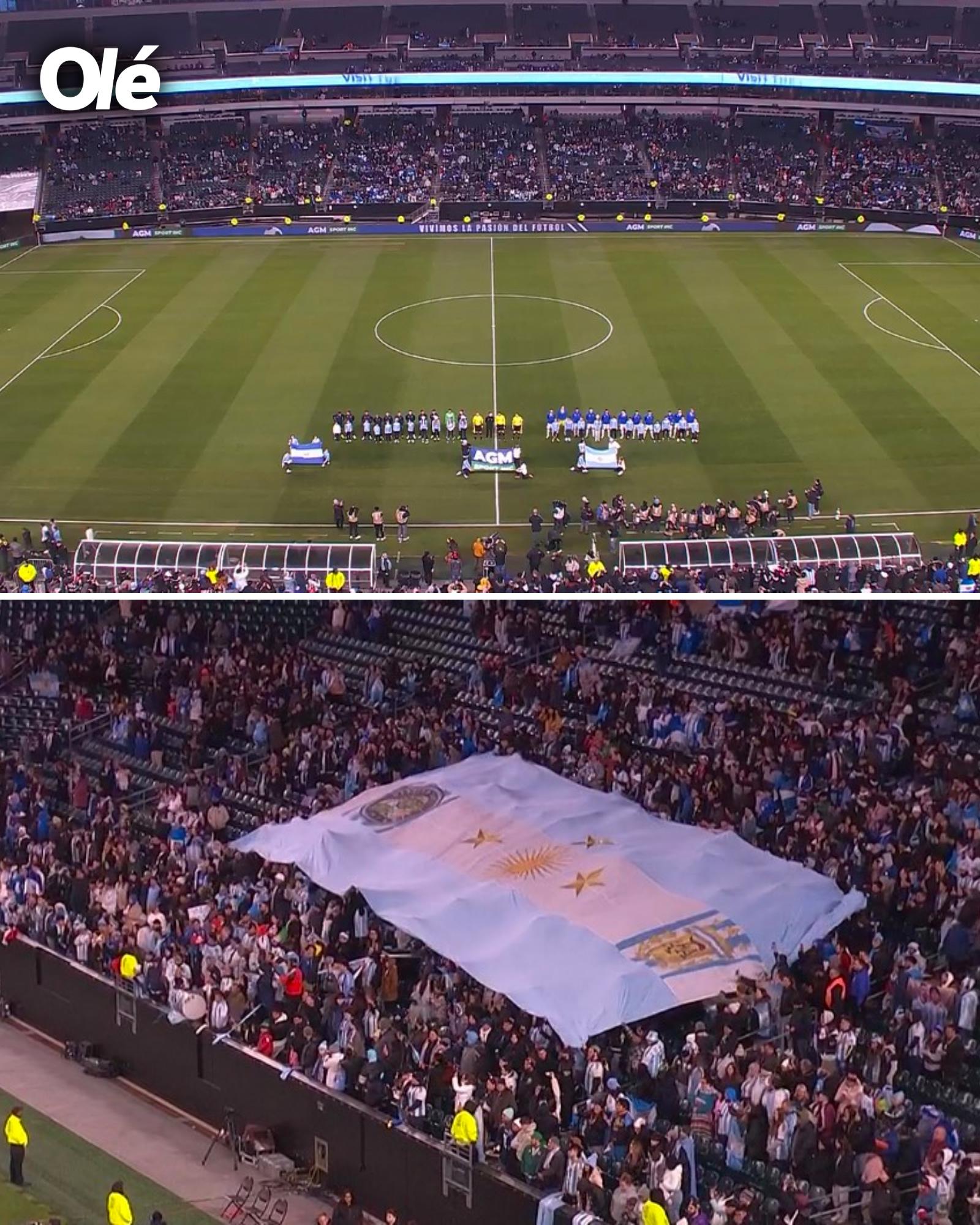 奥莱报：受梅西缺阵影响，阿根廷友谊赛看台很多空座位(1)
